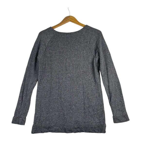 Loft Zipper Detail Long Sleeve Tunic size Small  Gray - Picture 6 of 8